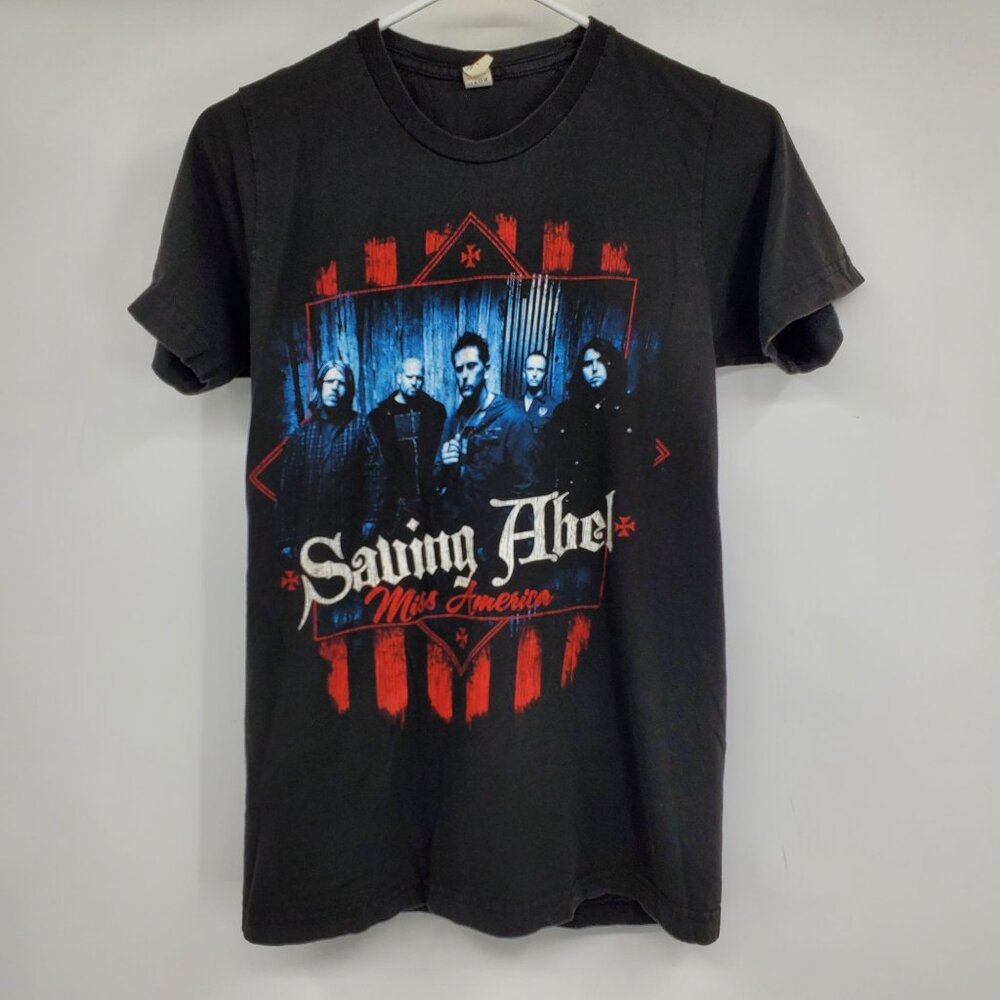 Vintage Saving Abel Miss America 2010 Tour‎ Y2K Graphic Concert Shirt Small